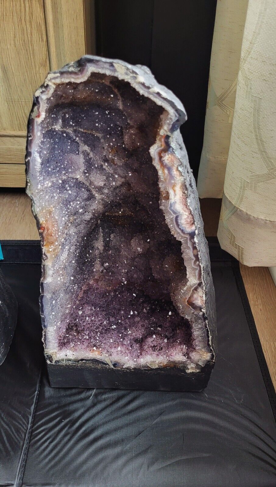 Amethyst Crystal Cathedral Cluster - Brazil - Approximately 15 lbs