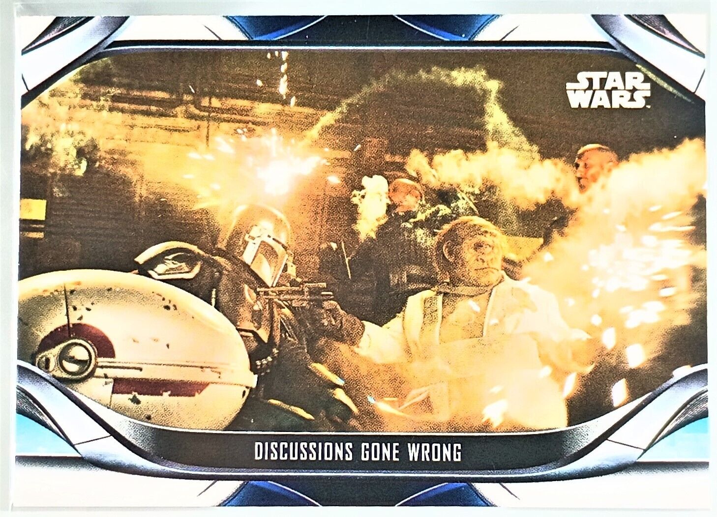 Topps Star Wars UK The Mandalorian Base Card #80 DISCUSSIONS GONE WRONG