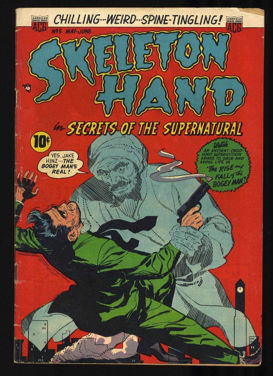Skeleton Hand (1952) #5 VG+ 4.5 Pre-Code Horror Ken Bald Cover