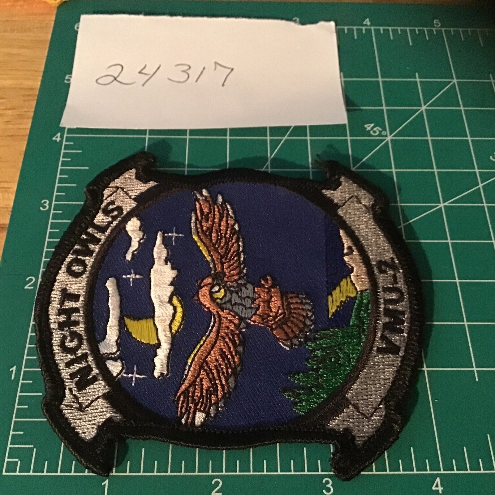 VMU 2 Unmanned Aerial Vehicle Squadron Patch Night Owls Iron On