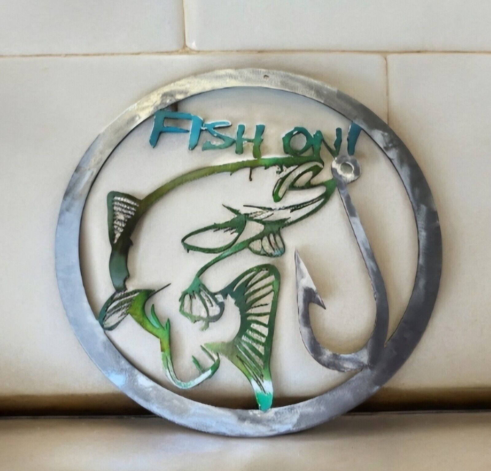Fish On Metal Wall Art Plasma Cut Home Decor Fish