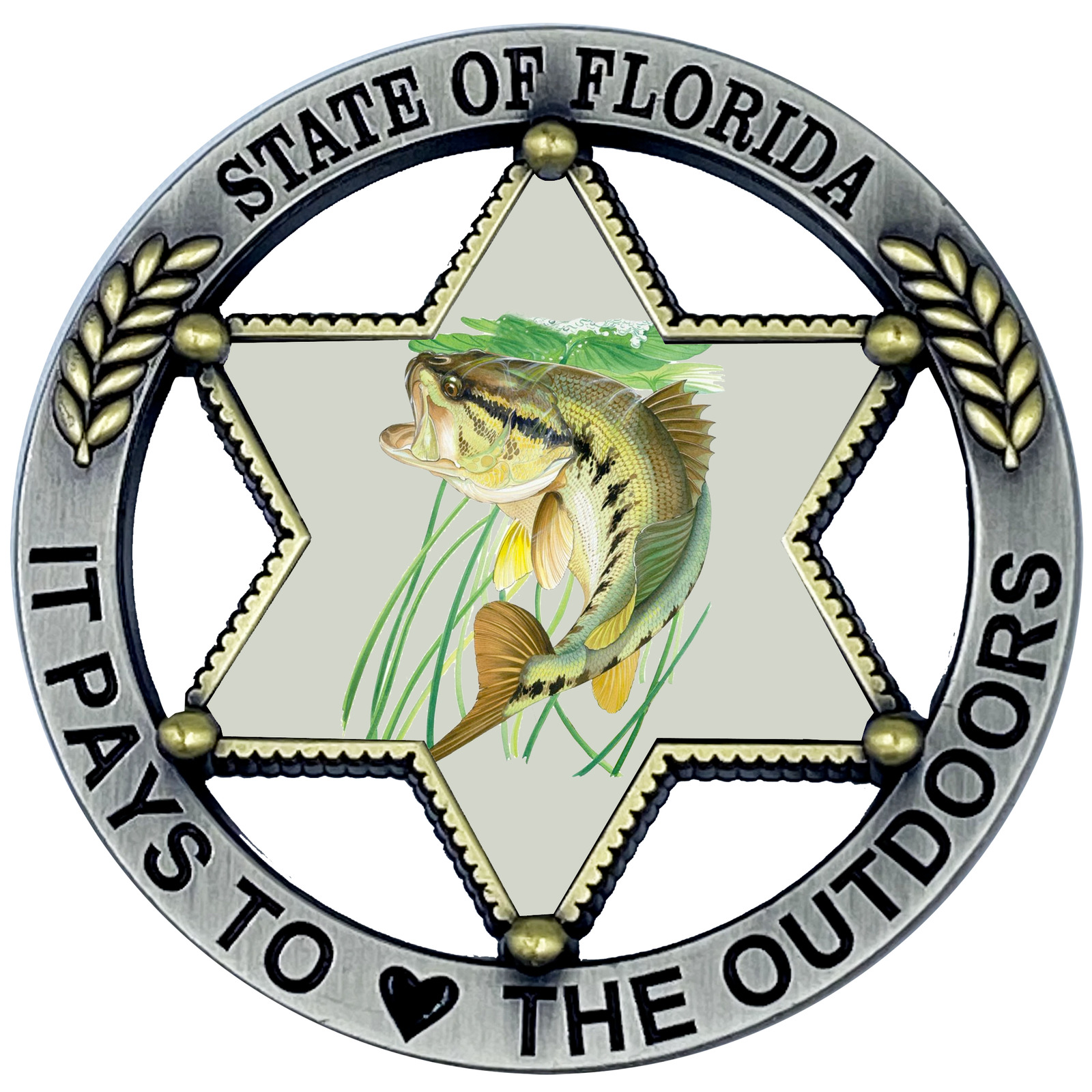 Florida FWC Fish and Wildlife Conservation Commission Officer Agent FWL Largemou
