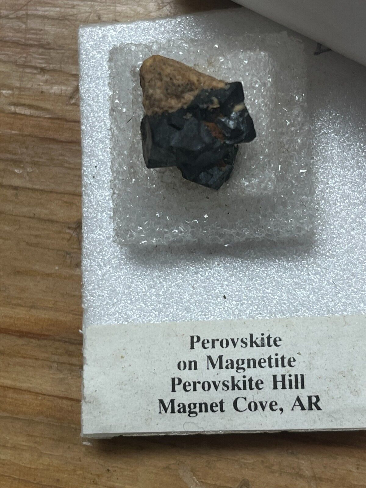 Perovskite from Perovskite Hill, Magnet Cove, Arkansas