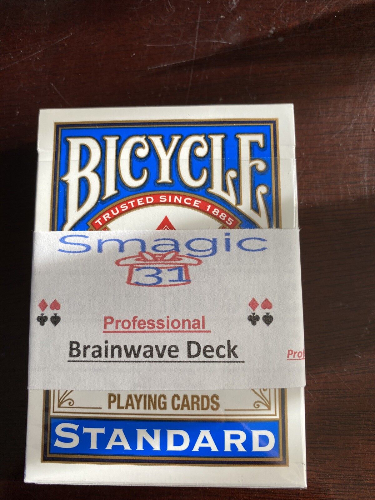 Brainwave Card Deck Red / Blue Bicycle Professional Magic Trick - Brain Wave