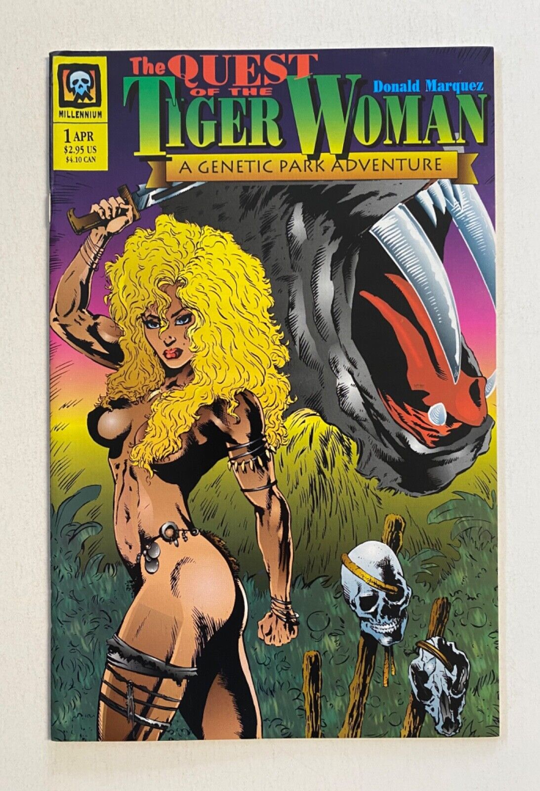 The QUEST of the TIGER WOMAN  : A Genetic Park Adventure  #1