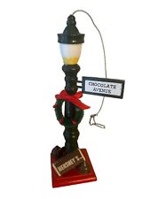 Hershey Chocolate Avenue Ornament Lamppost Kurt Adler 1996 Chocolate World picture