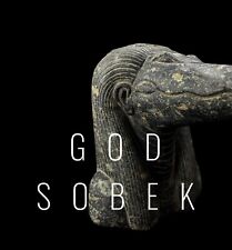 Handmade Egyptian God Sobek Statue from Granite Stone , Nile Crocodile Statue picture