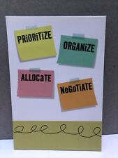 Administrative Professionals Day Greeting Card “Prioritize” New W Envelope picture