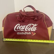 Vintage  Coca Cola Black Cherry Vanilla Athletic Bag Diet Coke Cherry Coke 18” picture