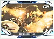 Topps Star Wars UK The Mandalorian Base Card #80 DISCUSSIONS GONE WRONG picture
