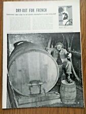 1954 Article Ad Dry-Out for French France Steps to Cut Alcohol Consumption Wine picture