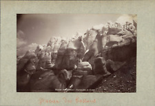 Neurdein, France, Glacier des Bossons, Ice Pyramids Vintage Albumen Print picture