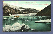 Postcard Taku Glacier Showing S. S. Spokane Alaska AK July 23, 1911 picture