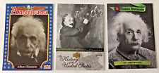 Albert Einstein    3 different collector cards picture
