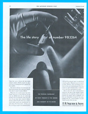 1939 ER SQUIBB medical pharmaceutical vintage PRINT AD syphilis disease picture