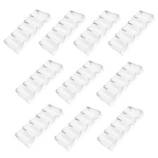 100-Piece Acrylic Poker Chip Rack. 100ct Casino Poker Chip Tray/Holder(10-Pack) picture