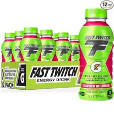 Fast Twitch Strawberry Watermelon Energy Drink, 12oz Bottles (Pack of 12) picture