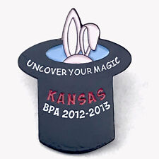 BPA Kansas Uncover Your Magic Pin 2012-2013 Rabbit Magician Hat picture