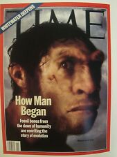 HOMO ERECTUS HOW MAN BEGAN TIME MAGAZINE MARCH 14 1994 COVER PHOTO NOT MAGAZINE picture