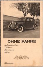 c1930s German Real Photo RPPC Automobile Postcard 