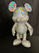 Mickey Memories Plush December.  Iridescent Silver,  Limited Release 12/12 - NWT picture