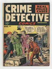 Crime Detective Comics Volume 1 #1 VG- 3.5 1948 picture