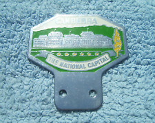 VINTAGE 1960s CANBERRA NATIONAL CAPITAL CAR BADGE ~ AUSTRALIA TERRITORY CHRISTIE picture