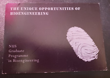 vtg postcard National University Singapore Bioengineering program promotional ad picture