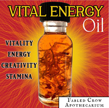 VITAL ENERGY Oil Creativity Vitality Success Witchcraft Hoodoo Pagan FABLED CROW picture
