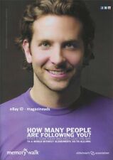 MEMORY WALK Alzheimer's Association Charity 1-Page PRINT AD 2010 BRADLEY COOPER picture