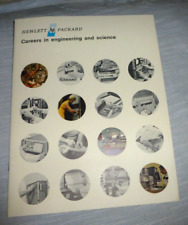 VINTAGE PUBLICATION HP HEWLETT PACKARD CAREERS IN ENGINEERING BIO's  c.1970 picture