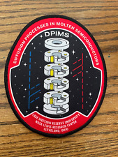 1997 NASA STS-94 Diffusion Processes in Molten Semiconductors Patch DPIMS  Rare picture