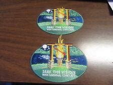 E8 2024 Cardinal Conclave Patches, with & without the loop   c43 picture