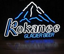 Kokanee Glacier Beer Mountain Neon Sign Light Beer Bar Pub Windows Decor 24