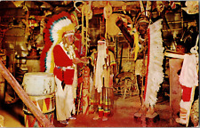 Vtg Postcard, Ancient Wedding of the Iroqouis, Caughnawaga Indian Reserve picture