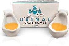 Fairly Odd Novelties Urinal Shot Glasses, Set of 2, 1.5 Fluid Ounces picture