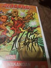 Marvel Deadpool Signed Comic Book picture