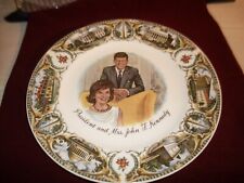 Vintage Collectible Presidential Plate depicting Presiden & Mrs.John F Kennedy picture