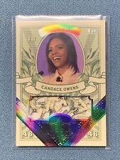 CANDCE OWENS /5 2022 Decision 2024 Money Card Rainbow Foil Shredded Currency picture