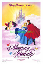 SLEEPING BEAUTY MOVIE POSTER 27x41 ROLLED MINT DISNEY ANIMATION R1986 ONE SHEET picture