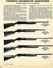1976 Print Ad of Franchi Standard Model 12 20 & 28 Gauge Automatic Shotgun picture