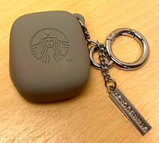 Japan Starbucks Grey Reusable Foldable Straw and Holder Cum Keychain picture
