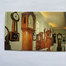 Clock Museum Old Sturbridge Village Mass New England Postcard Room Of Clocks picture