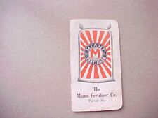 1945 MIAMI FERTILIZER CO. DAYTON OHIO MEMO BOOK WITH WORKERS WAGES VG+ picture