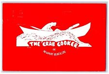 The Crab Cooker Seafood Restaurant Newport Beach California CA Vintage Postcard picture