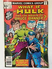 WHAT IF...? #2 The Hulk Had the Brain of Bruce Banner 1977 HiGrade MARVEL COMICS picture