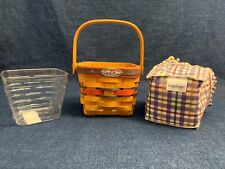 Longaberger 1998 Bee Basket 25th Anniversary Celebration With Protector & Liner picture