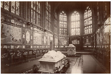 G.W.W., England, London, Windsor - Albert Memorial Chapel Vintage Albumen pr picture