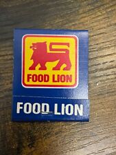 vintage Food Lion, matchbook, matches, unused picture