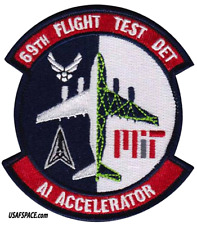 USAF 69TH FLIGHT TEST DET- MIT -AI-ARTIFICIAL INTELLIGENCE ACCELERATOR-VEL PATCH picture